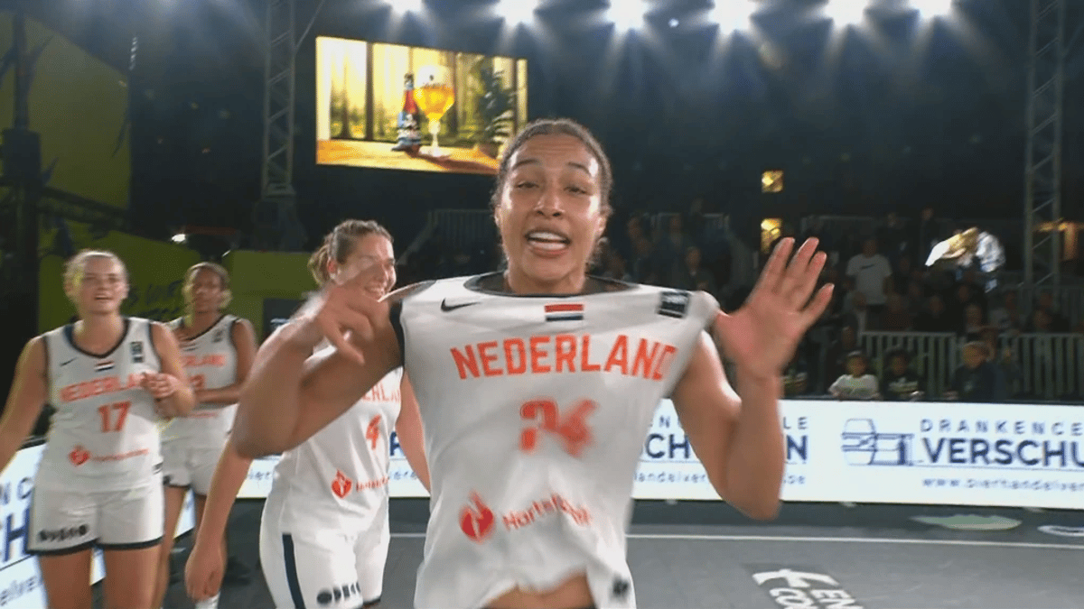 De Nederlandse 3x3-basketbalsters prolongeren hun Europese titel tegen Spanje.