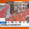 Oranje Fanwalk door Kansas City