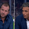 Rafael van der Vaart en Pierre van Hooijdonk bij de NOS