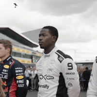 Brad Pitt en Max Verstappen