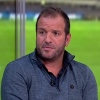Rafael van der Vaart in de studio van de NOS