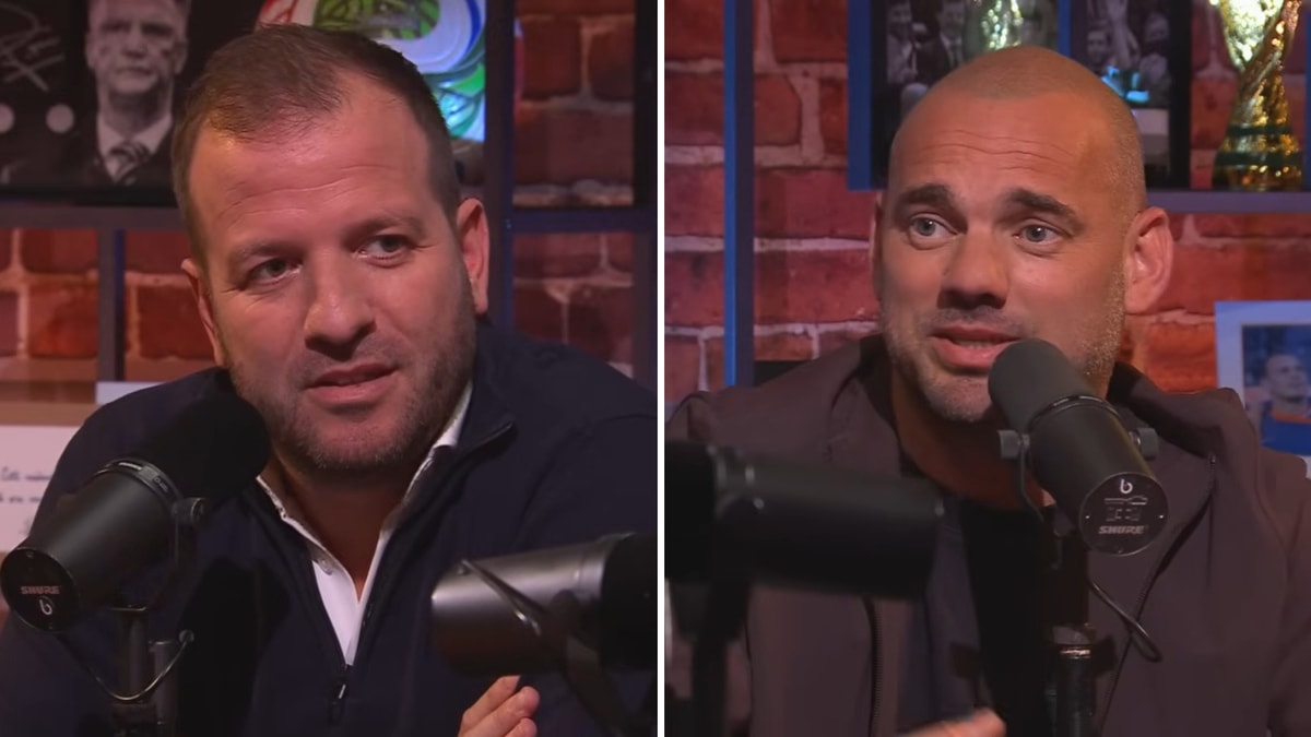 Rafael van der Vaart en Wesley Sneijder