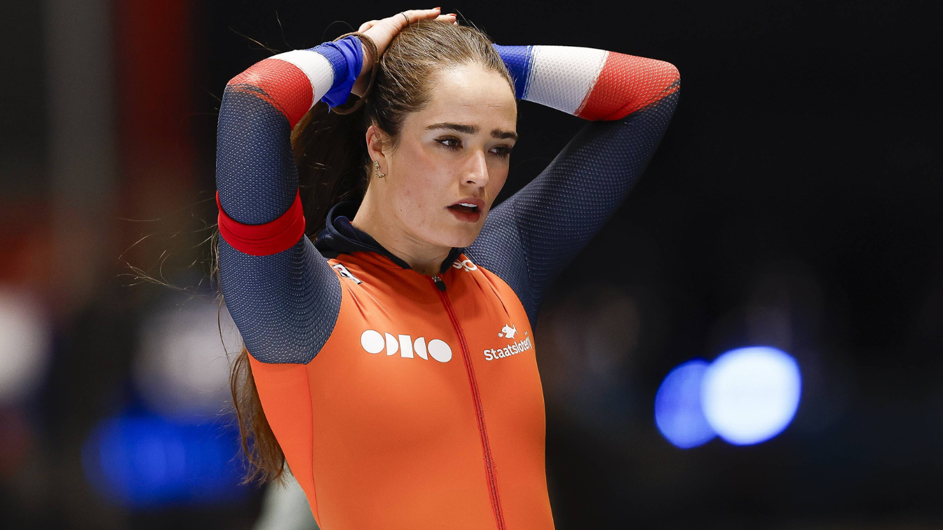 Opnieuw Nederlands baanrecord tijdens World Cup-weekend: 'Ik was heel gespannen'