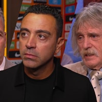 Valentijn Driessen, Xavi Hernández en Johan Derksen