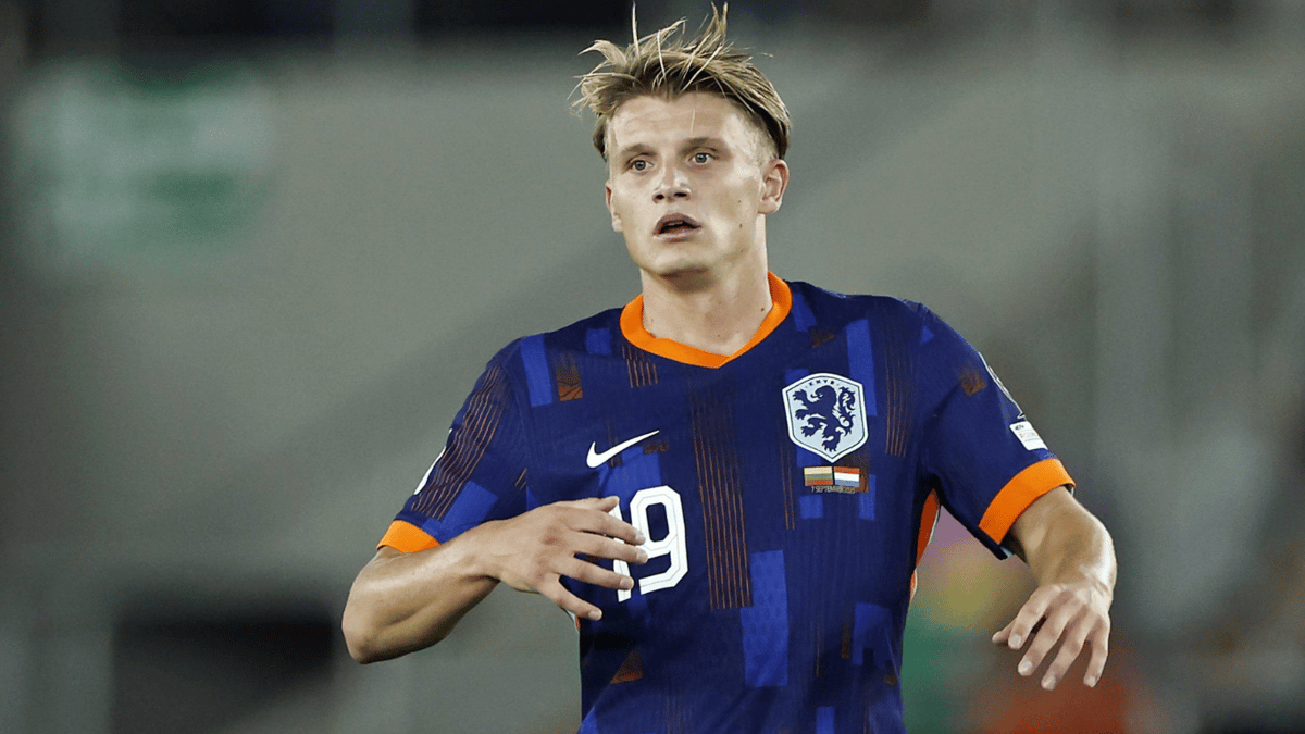 Sem Steijn bij het Nederlands elftal