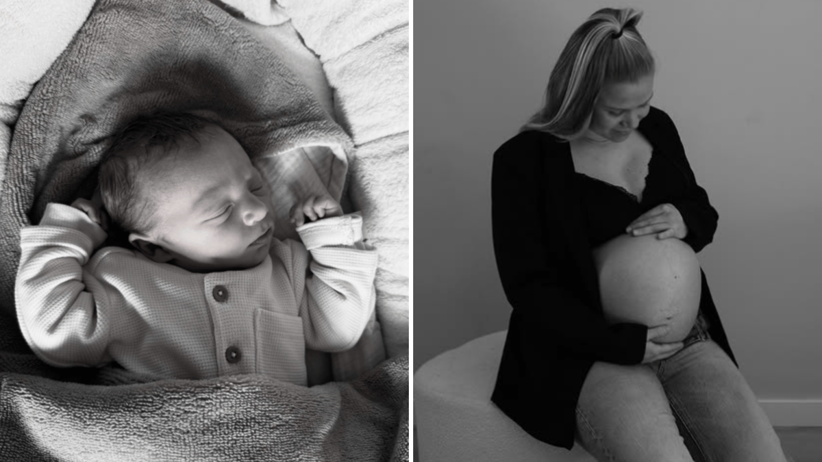 Kika van Es is voor het eerst moeder geworden