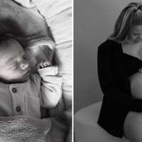 Kika van Es is voor het eerst moeder geworden