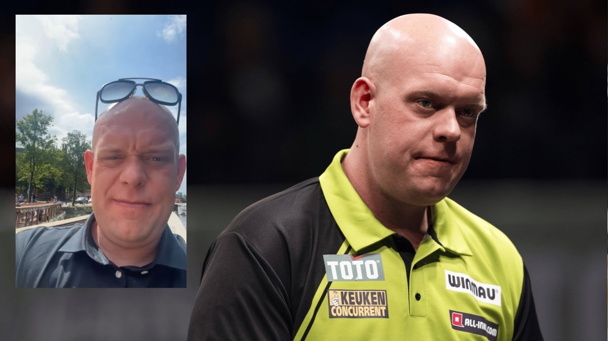 Michael van Gerwen maakt groot protest mee