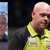 Michael van Gerwen maakt groot protest mee