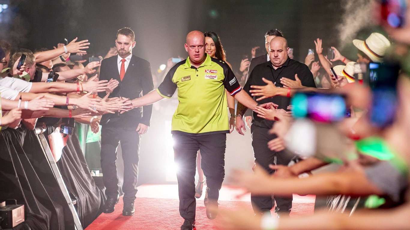 Michael van Gerwen krijgt kritiek van fans na belediging Kroaat