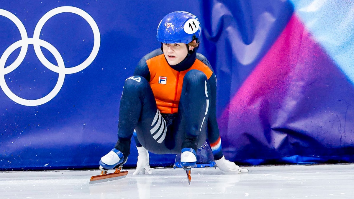 Michelle Velzeboer komt ten val