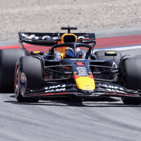 Max Verstappen in zijn RB21