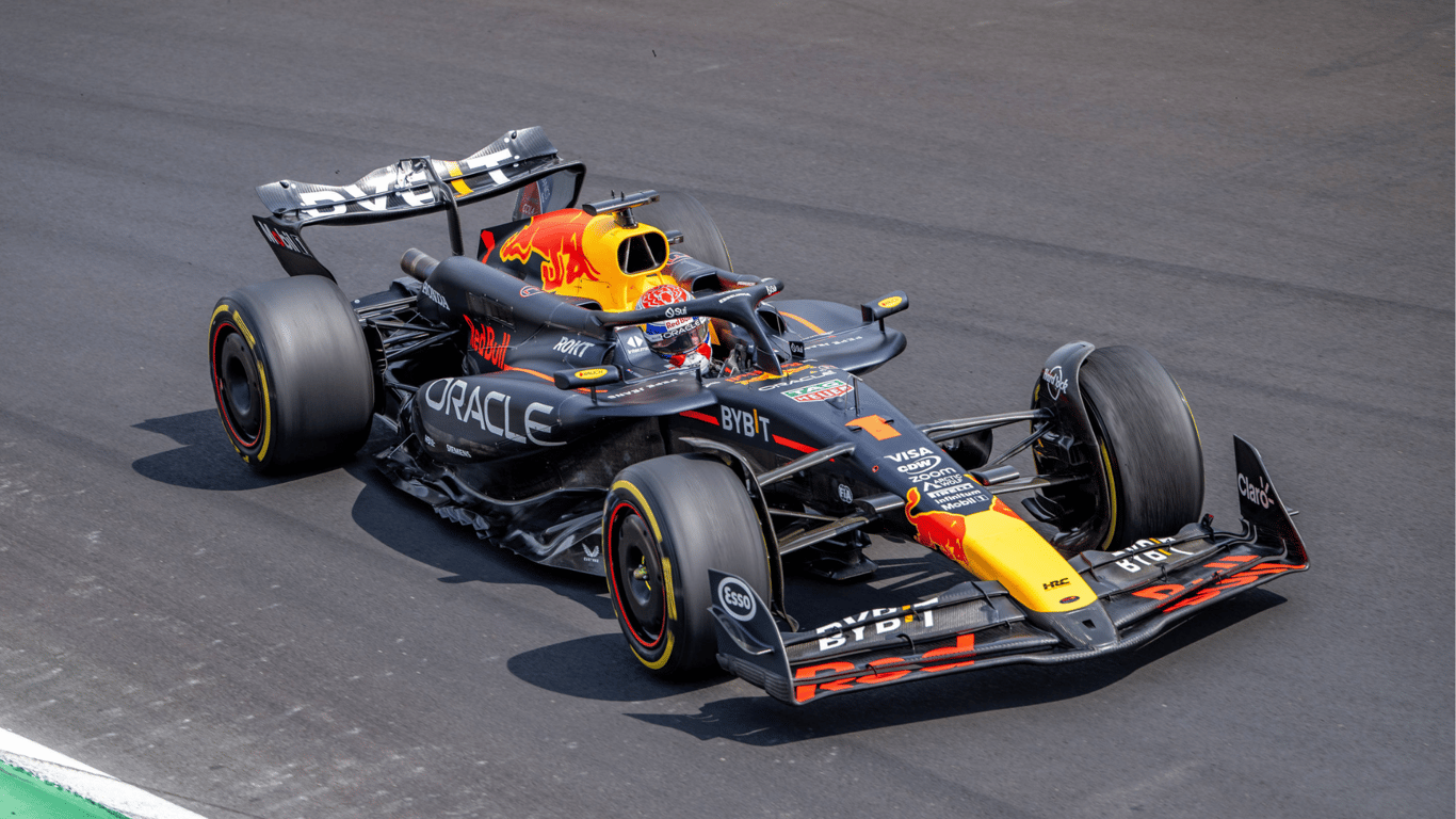 De RB20 van Max Verstappen 