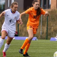 Oranje CP-vrouwen in actie
