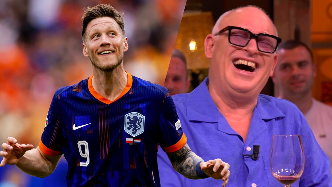 René van der Gijp tijdens Vandaag Inside Oranje