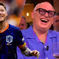 René van der Gijp tijdens Vandaag Inside Oranje