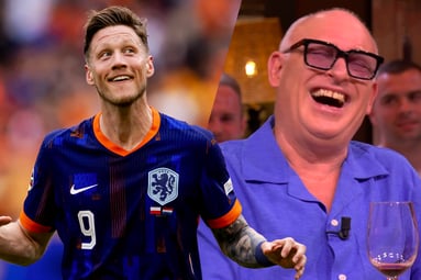 René van der Gijp tijdens Vandaag Inside Oranje