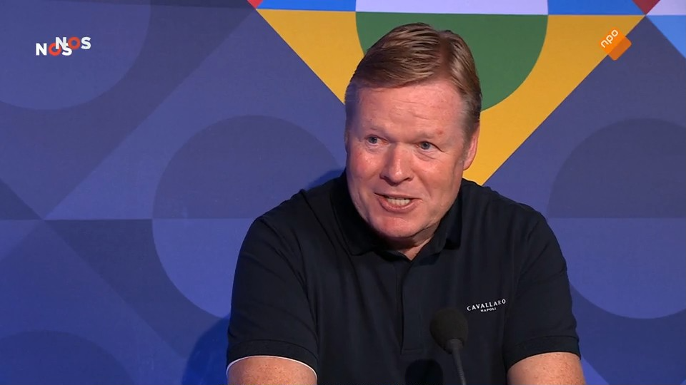 Ronald Koeman, bondscoach van het Nederlands elftal