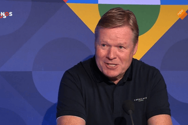 Ronald Koeman, bondscoach van het Nederlands elftal