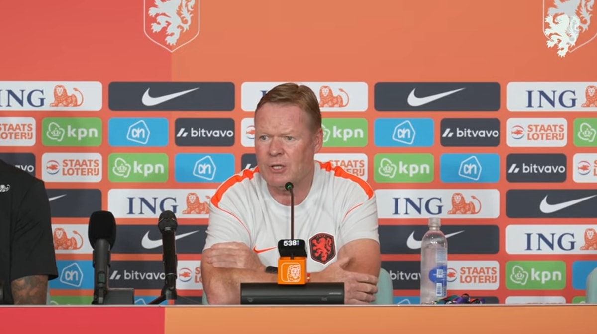 Ronald Koeman, bondscoach van het Nederlands elftal