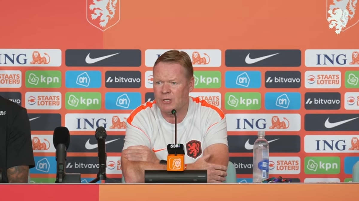 Ronald Koeman, bondscoach van het Nederlands elftal