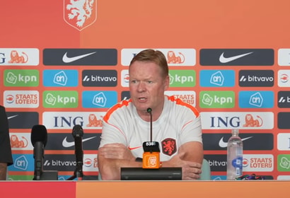 Ronald Koeman, bondscoach van het Nederlands elftal
