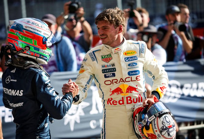 Max Verstappen op het Circuit of the Americas.
