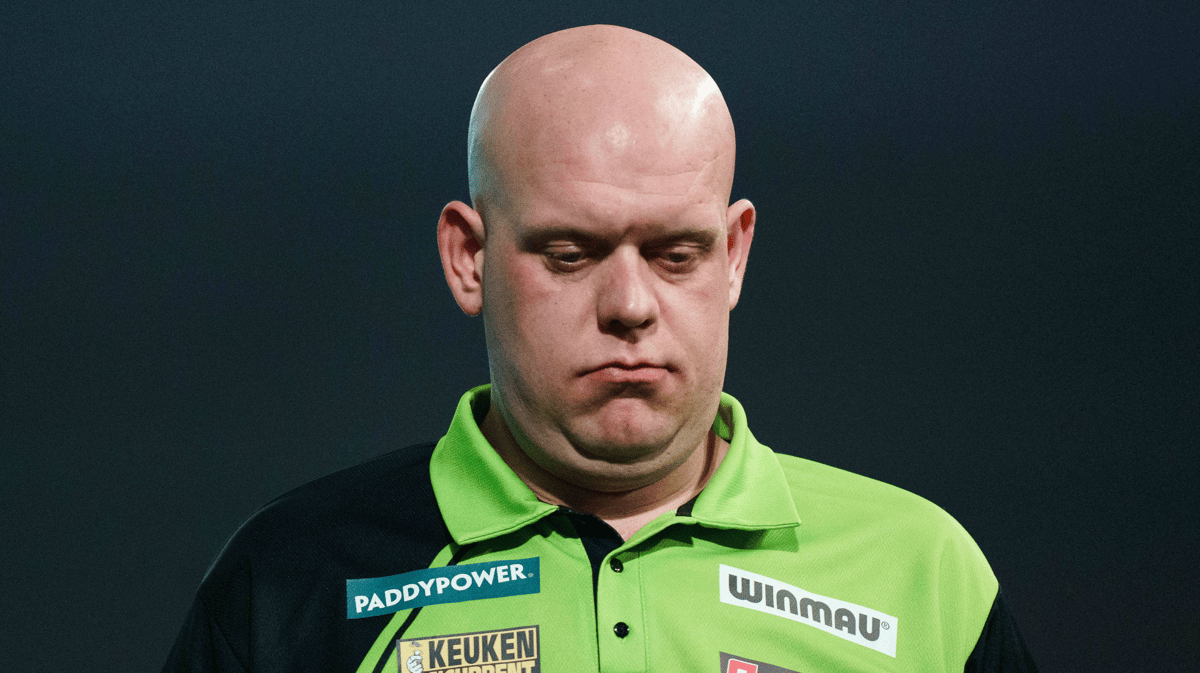 Teleurstelling bij Michael van Gerwen