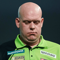Teleurstelling bij Michael van Gerwen