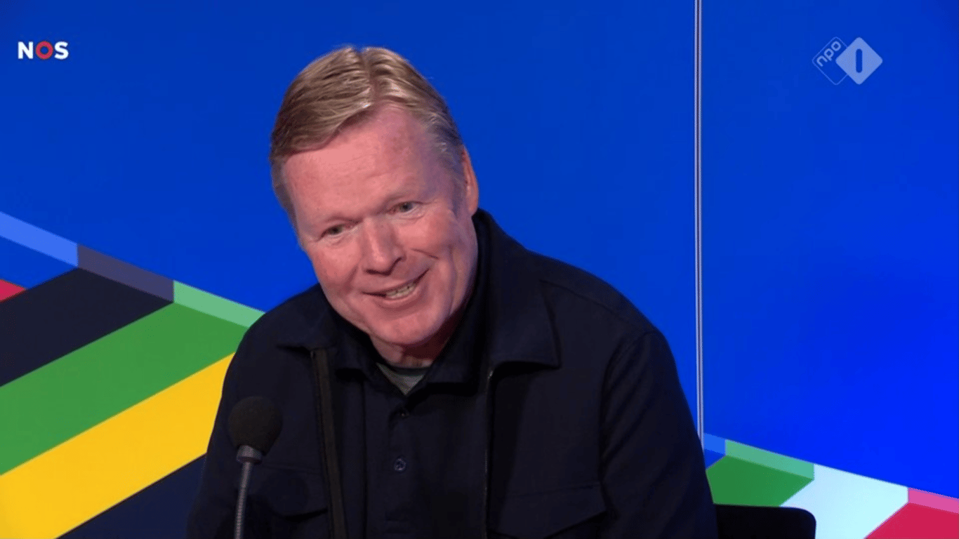 Ronald Koeman, bondscoach van het Nederlands elftal