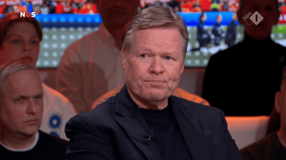 Ronald Koeman te gast bij NOS Studio Voetbal