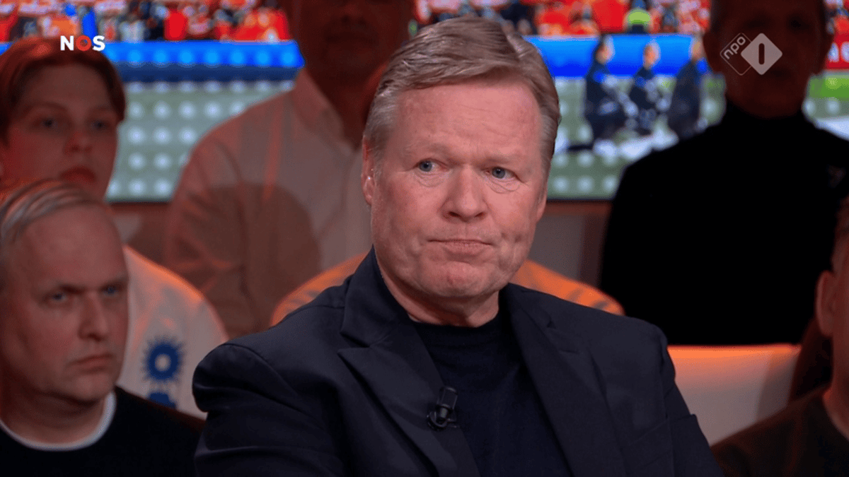 Ronald Koeman te gast bij NOS Studio Voetbal