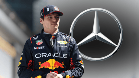 Max Verstappen test nieuwe Mercedes voor zijn eigen team