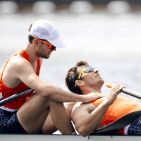 Roeien, dubbeltwee, Melvin Twellaar, Stef Broenink, Olympische Spelen, Parijs2024, TeamNL