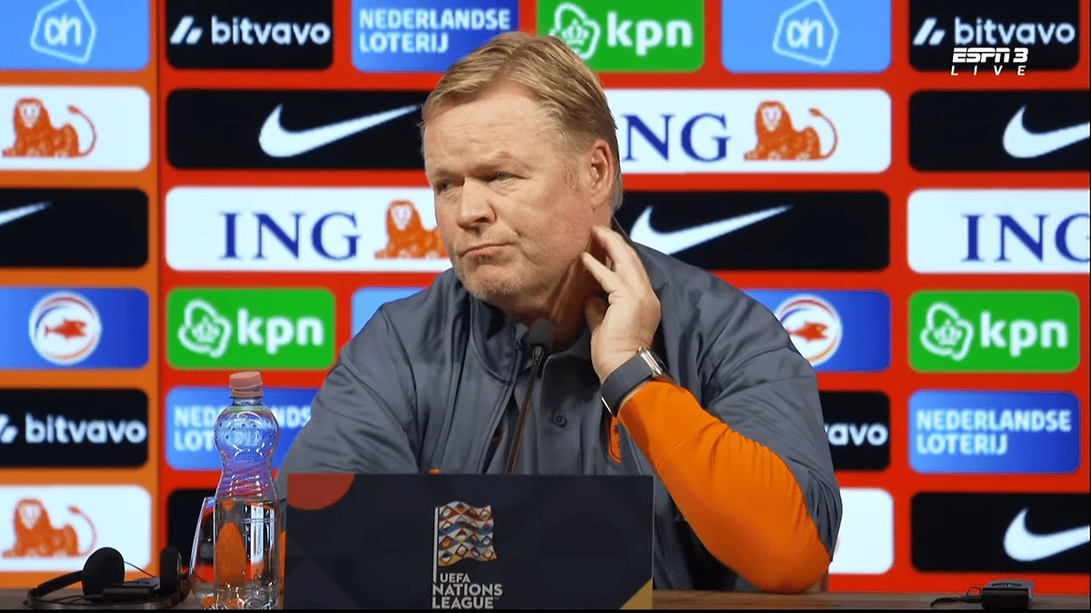 Ronald Koeman, bondscoach van het Nederlands elftal