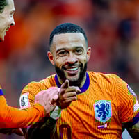 Memphis Depay tijdens Nederland - Malta