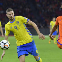 Nathan Aké op archiefbeeld tegen Zweden