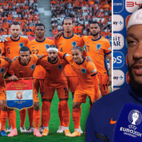Memphis Depay na afloop van de 0-0 tussen Nederland en Frankrijk