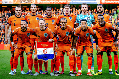 De opstelling van het Nederlands elftal tegen Malta