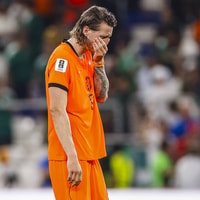 Wout Weghorst baalt van de uitslag bij Nederland - Marokko