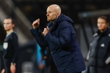 Arjan Veurink, bondscoach van de Oranje Leeuwinnen