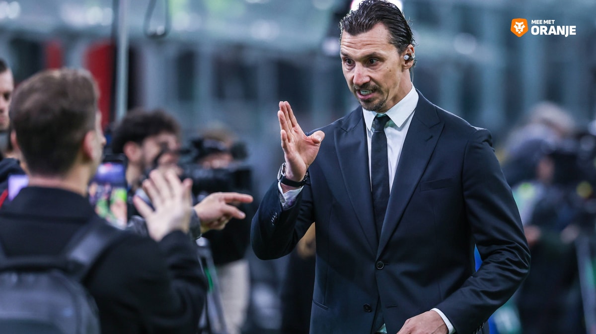 Zlatan spreekt Gullit aan in Amsterdam en kraakt behoudende speelstijl Oranje