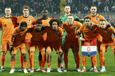 De basiself van Nederland in de Nations League-wedstrijd tegen Bosnië en Herzegovina