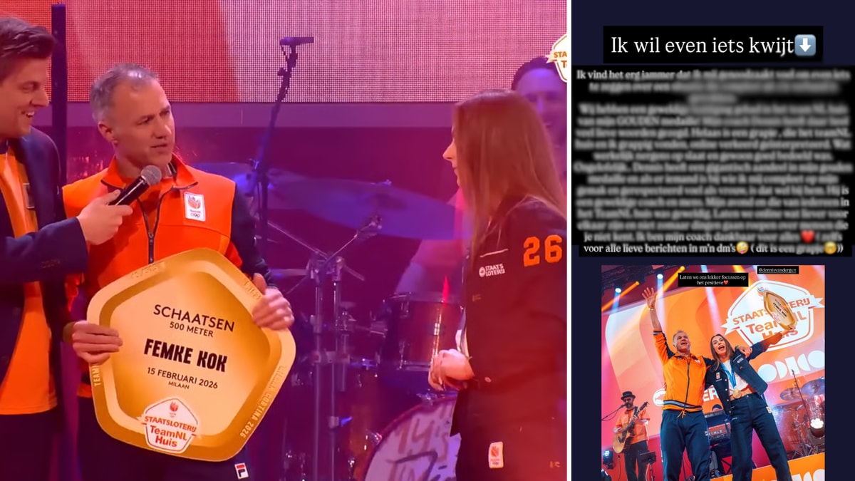 Femke Kok reageert op rel over Dennis van der Gun
