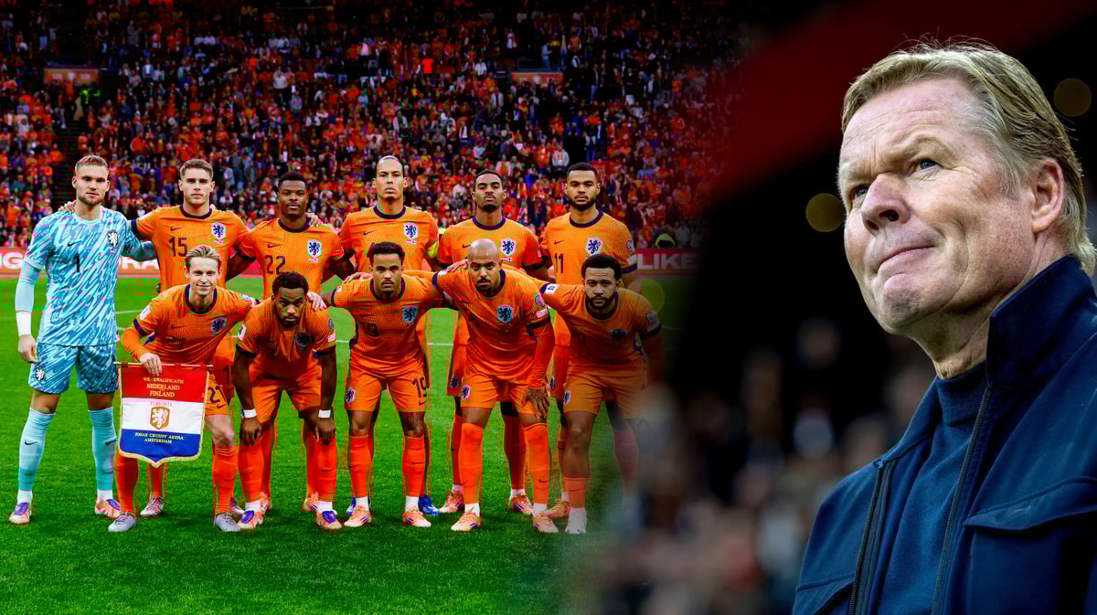 Ronald Koeman, bondscoach van het Nederlands elftal