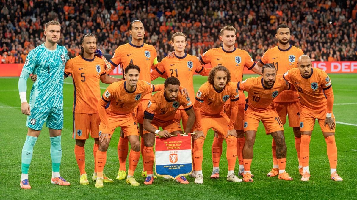 Het Nederlands elftal