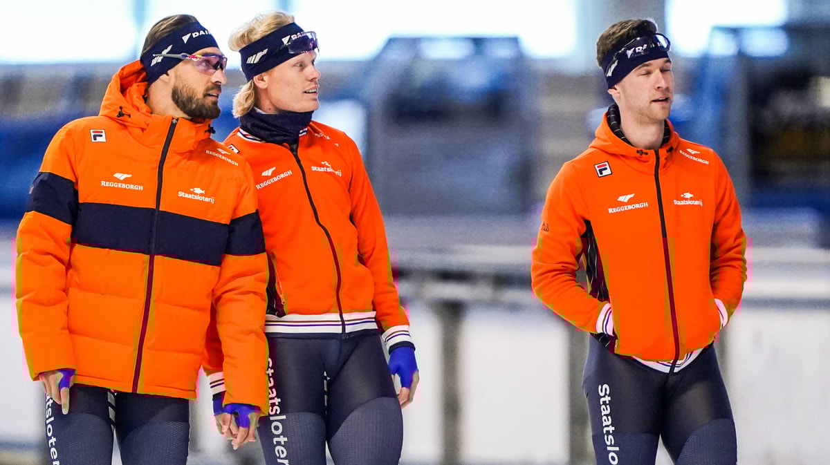 Kjeld Nuis, Tim Prins en Louis Hollaar