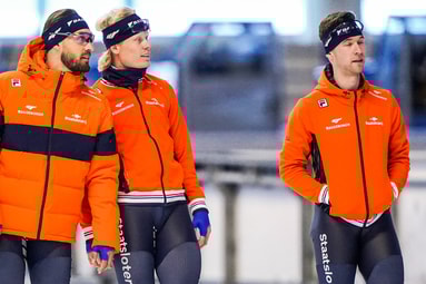 Kjeld Nuis, Tim Prins en Louis Hollaar