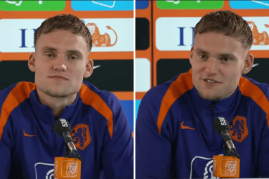 Bart Verbruggen, doelman van het Nederlands elftal
