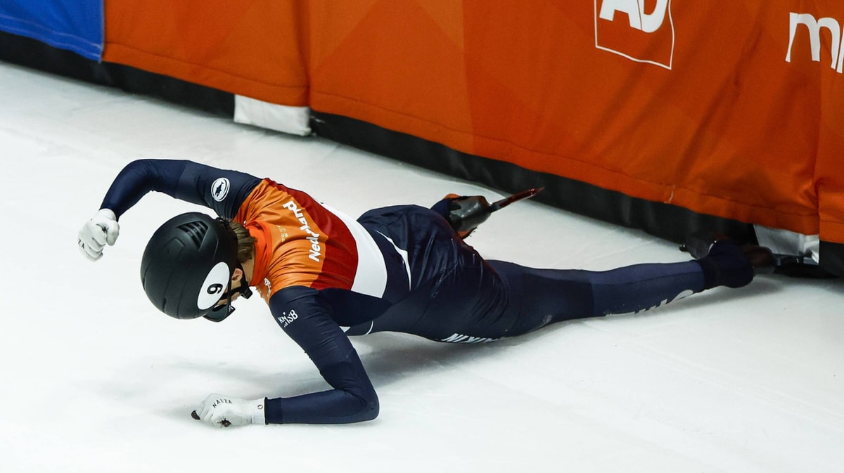 Jens van 't Wout gaat onderuit